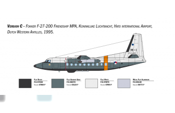 Сборная модель Fokker F-27 SAR