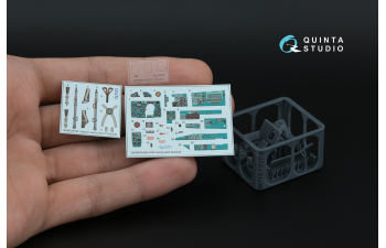 3D Декаль интерьера кабины МиГ-21МФ (Горьковского завода) (Eduard) (с 3D-печатными деталями)