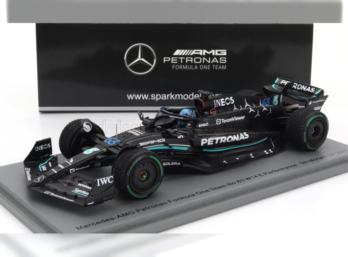 MERCEDES-BENZ GP F1 W14 Team Mercedes-amg Petronas Formula One №63 5th Monaco Gp (2023) George Russel, Matt Black