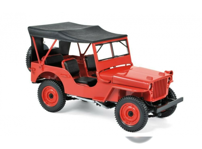 JEEP Willis 4x4 с тентом 1942 Red