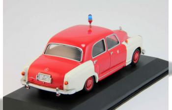 MERCEDES-BENZ 180 W120 Feuerwehr Frankfurt (1956), red / white