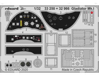 Фототравление для Gladiator Mk.I (ICM)