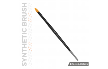 Синтетическая кисть - Фундук 2 / AK SYNTHETIC BRUSH – FILBERT 2