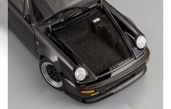 PORSCHE 911 (930) Turbo Wangan Midnight "Black Bird", black