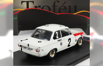 BMW 2002 Tii №2 24h Spa Francorchamps (1969) H.hahne - D.basche, White Red