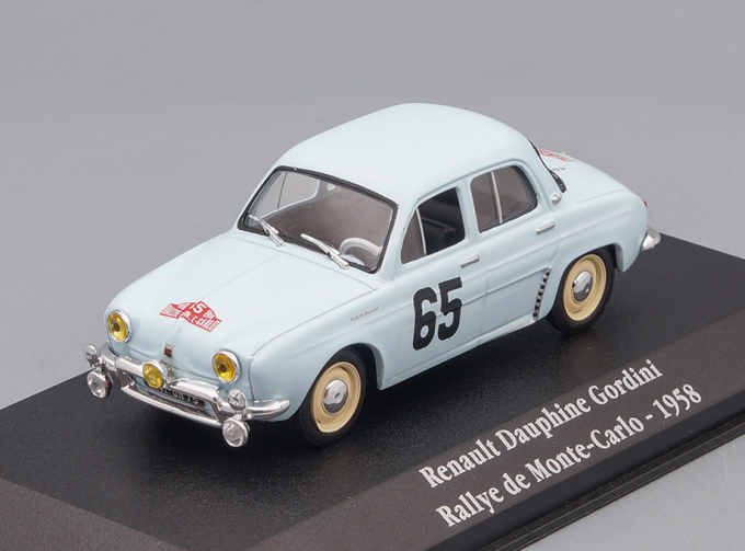 RENAULT Dauphine Gordini #65 Rally Monte Carlo 1958