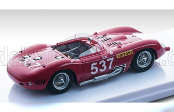 MASERATI 450s 4.5l V8 Team Officine Alfieri Maserati №537 Mille Miglia (1957) Denis Jenkinson - Stirling Moss, Red White