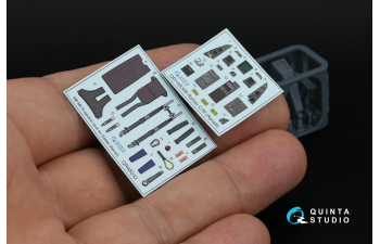 3D Декаль интерьера кабины Dassault Rafale C/M (Revell) (с 3D-печатными деталями)