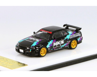 NISSAN Skyline GT-R R34 25gt Turbo HKS, black