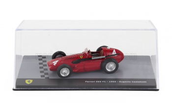 FERRARI F1 555 №4 Season (1955) Eugenio Castellotti - Con Vetrina - With Showcase, Red