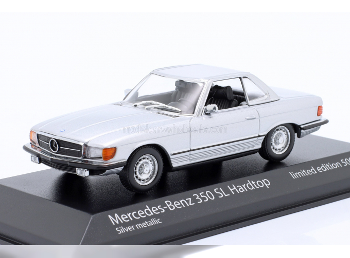 MERCEDES-BENZ Sl-class 350sl (r107) Hard-top (1974), Silver