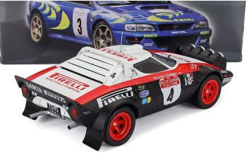 LANCIA STRATOS HF TEAM LANCIA PIRELLI (night version) №4 Winner Rally Sanremo (1978) Markku Alen - Ikka Kivimaki