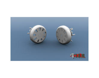 Облицовка капота для И-16 (без воздухозаборника) и выхлопные патрубки