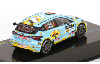 HYUNDAI I20 N Rally2 №3 2nd Rally Spa (2024) Cedric Cherain - Damien Withers, Light Blue Yellow