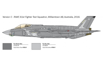 Сборная модель Самолёт LOCKHEED MARTIN F-35 A Version Lighting Ii Military Airplane 2011