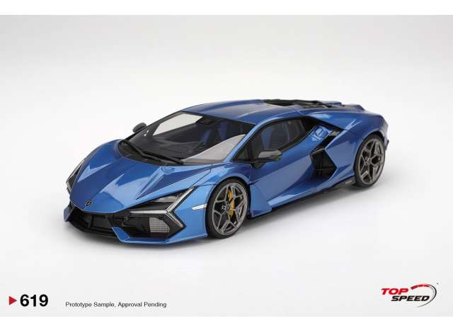 Lamborghini Revuelto, blu eleos 2023
