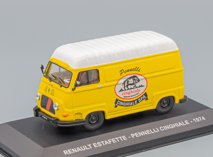 RENAULT Estafette "PENNELLI CINGHIALE" (1974), yellow / white