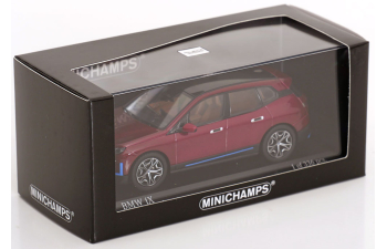 BMW iX (2022), red metallic