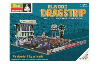 Сборная модель Diorama Elwood Dragstrip 