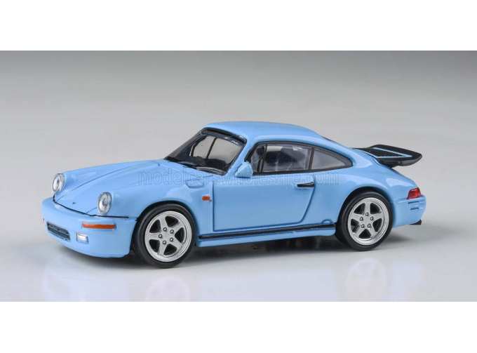 PORSCHE 911 964 RUF CTR Coupe LHD (1987), light blue 
