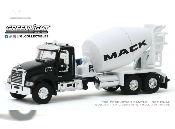 MACK Granite "Mack Fleet Management Services" бетономешалка 2019