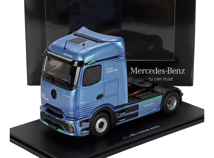 MERCEDES-BENZ E-actros 600 Tractor Truck 2-assi (2025), Blue Met