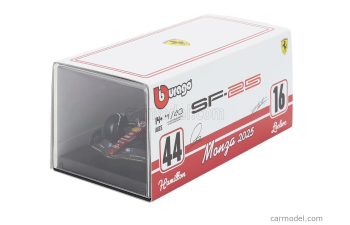 FERRARI - F1 SF-25 TEAM SCUDERIA FERRARI HP N 16 MONZA ITALY GP 2025 CHARLES LECLERC - NIKI LAUDA 50th ANNIVERSARY WORLD CHAMPION - WITH PILOT AND SHOWCASE