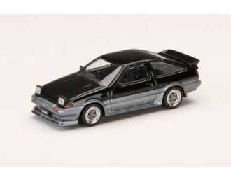 TOYOTA Sprinter Trueno GT APEX (AE86) Late Ver. JDM Style Carbon Bonnet, black / gray