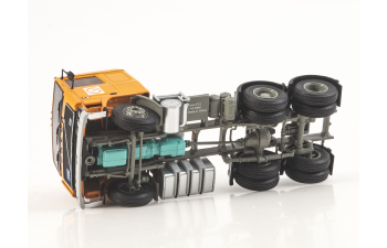 VOLVO F12 с полуприцепом Lamberet Совтрансавто, оранжевый / белый