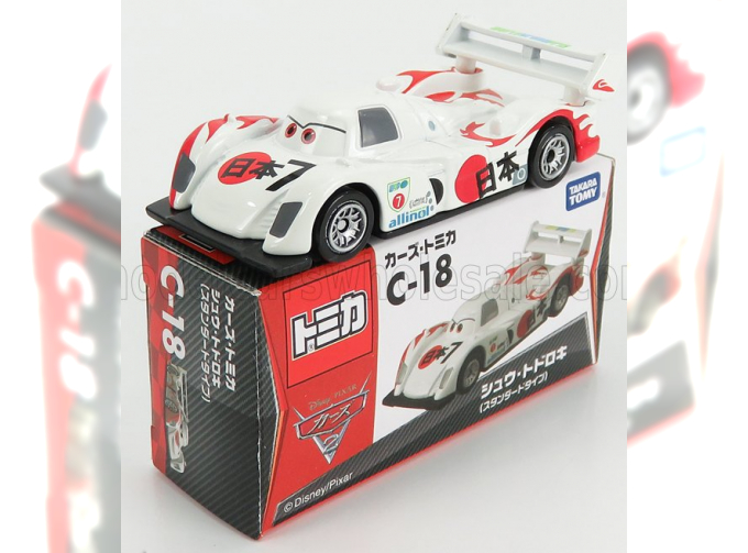 WALT DISNEY Pixar Cars - Shu Todoroko, White Red