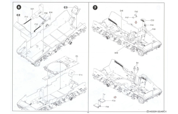 Сборная модель танк Merkava Mk.II (с интерьером и рабочими траками)