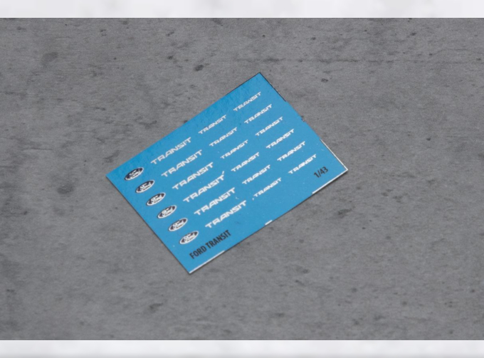 Декаль Набор хром шильдиков Ford Transit