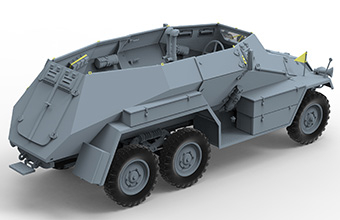 Сборная модель Sd.Kfz. 247 Ausf. A German armored command car