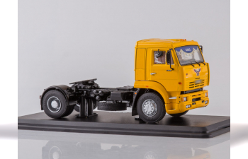 Камский грузовик 5460 седельный тягач, желтый