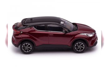 TOYOTA C-HR (Izoa) (2019), темно-красный металлик с черным