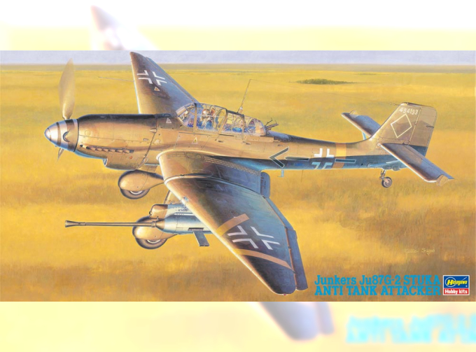 Сборная модель Самолет JU87G-2 Stuka JT54