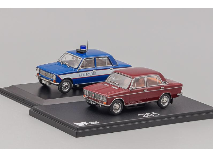 Набор из 2 моделей ВАЗ-2103 "Жигули" (1972-1973) и LADA 1300 Verejna Bezpecnost