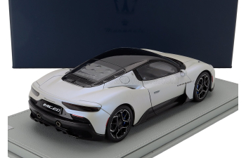 MASERATI Mc20 Gloss Black Roof (2020) - Con Vetrina - With Showcase, Bianco Audace - White Black