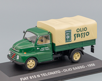 FIAT 615N Telonato "OLIO SASSO" (1958), green / beige