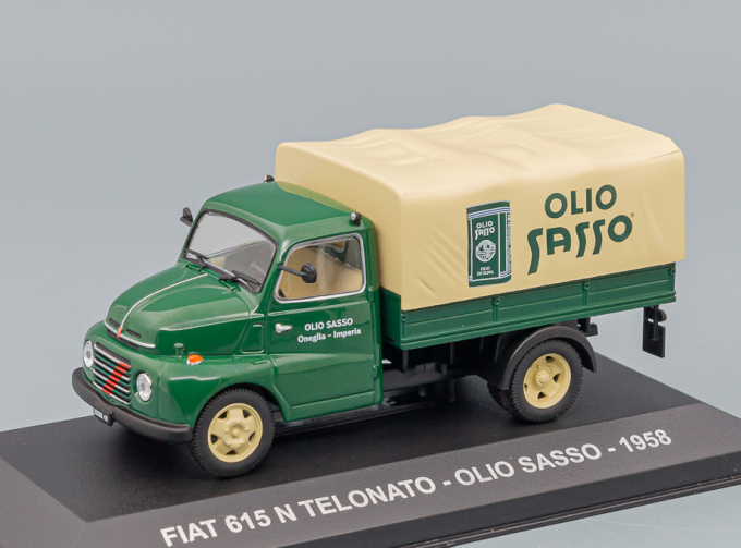 FIAT 615N Telonato "OLIO SASSO" (1958), green / beige