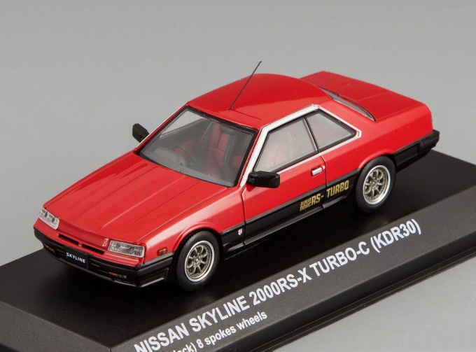 NISSAN Skyline 2000 RS-X TURBO-C (KDR30), red / black