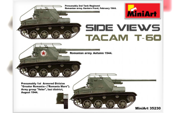 Сборная модель Танк TACAM T-60 ROMANIAN TANK DESTROYER. INTERIOR KIT