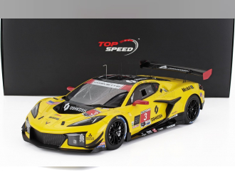 CHEVROLET Corvette Z06 Gt3.r 5.5l V8 Pratt Miller Motorsports №3 Imsa 24h Daytona (2025) Antonio Garcia - Daniel Juncadella - Alexander Sims, Yellow Black