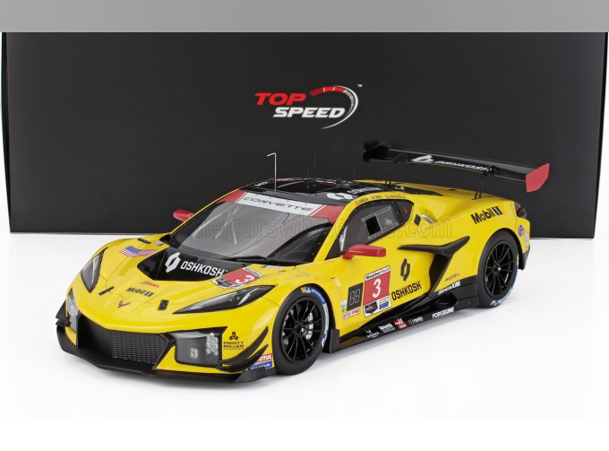 CHEVROLET Corvette Z06 Gt3.r 5.5l V8 Pratt Miller Motorsports №3 Imsa 24h Daytona (2025) Antonio Garcia - Daniel Juncadella - Alexander Sims, Yellow Black