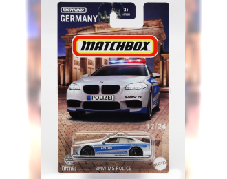 BMW 5-series (f10) Polizei (2010), Silver Blue