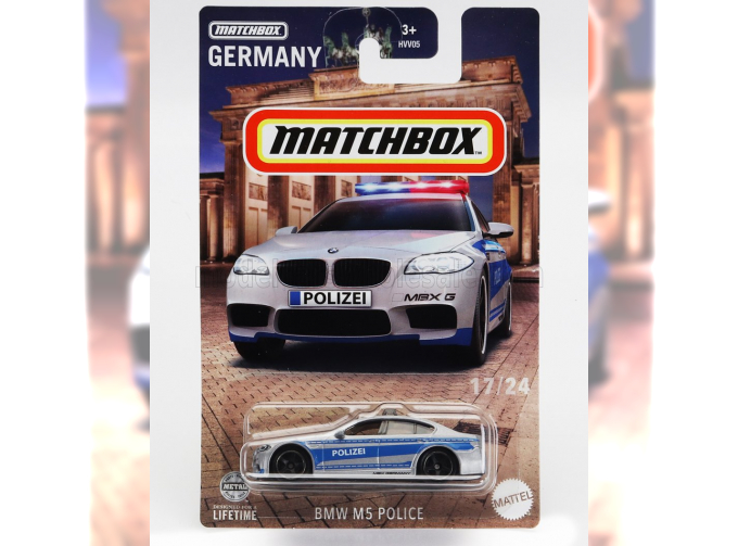 BMW 5-series (f10) Polizei (2010), Silver Blue