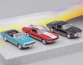 CHEVROLET Camaro SS 396 / PONTIAC Firebird / SHELBY GT-350 - American Muscle - Class of 1967