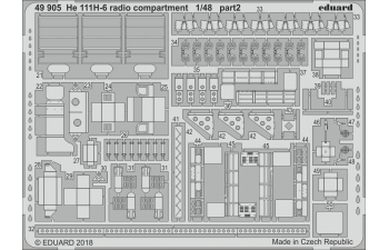 Фототравление для He 111H-6 radio compartment