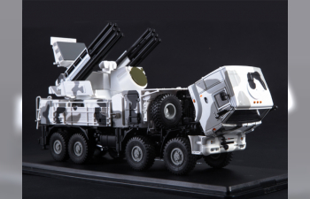 Камский грузовик 6560 ЗРПК 96К6 (Панцирь-С1) камуфляж Арктика