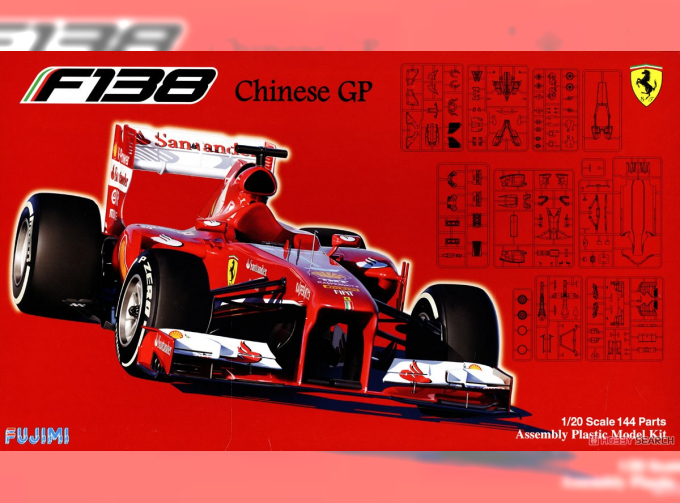 Сборная модель FERRARI F138 China GP